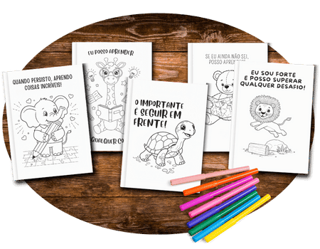 livro mentalidade de crescimento desenhos para pintar